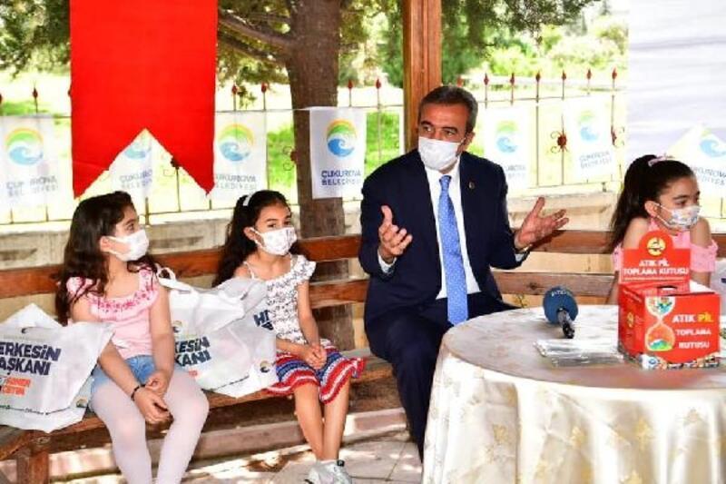 Başkan Çetin’den çevreci çocuklara teşekkür ziyareti