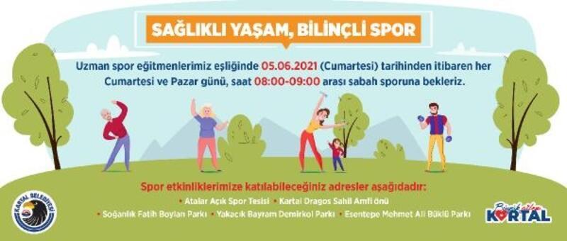 Kartal’da Sağlıklı Yaşam ve Bilinçli Spor Etkinlikleri başlıyor