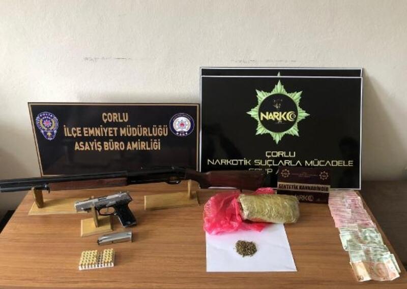 Çorlu'da uyuşturucu operasyonu: 4 gözaltı