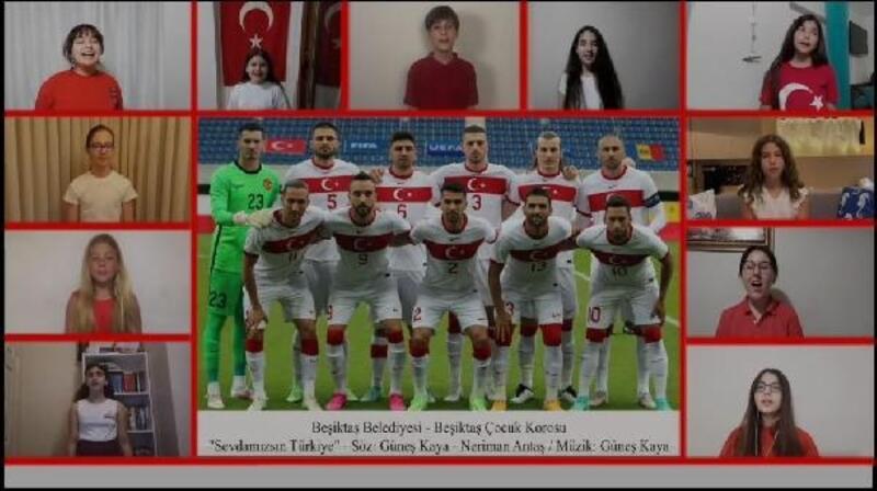 Beşiktaş Çocuk Korosu&#39;ndan A Milli Takım&#39;a &#39;Euro 2020&#39; marşı - Beşiktaş  Haber