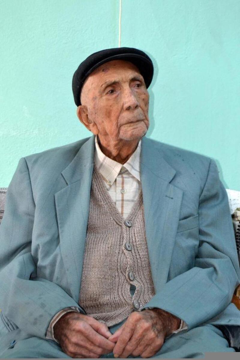 107 yaşındaki Bektaş Ergül, uzun yaşamanın sırrını anlattı