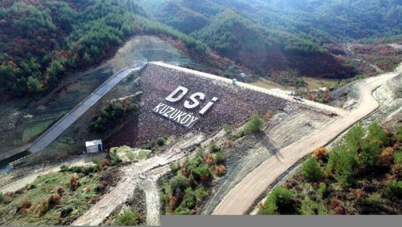 Kuzuköy Barajı su tutmaya başladı