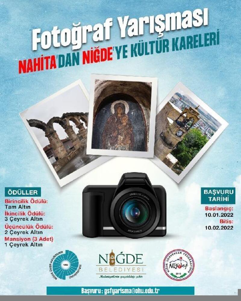 Niğde'de 'Nahita’dan Niğde’ye Kültür Kareleri' fotoğraf yarışması