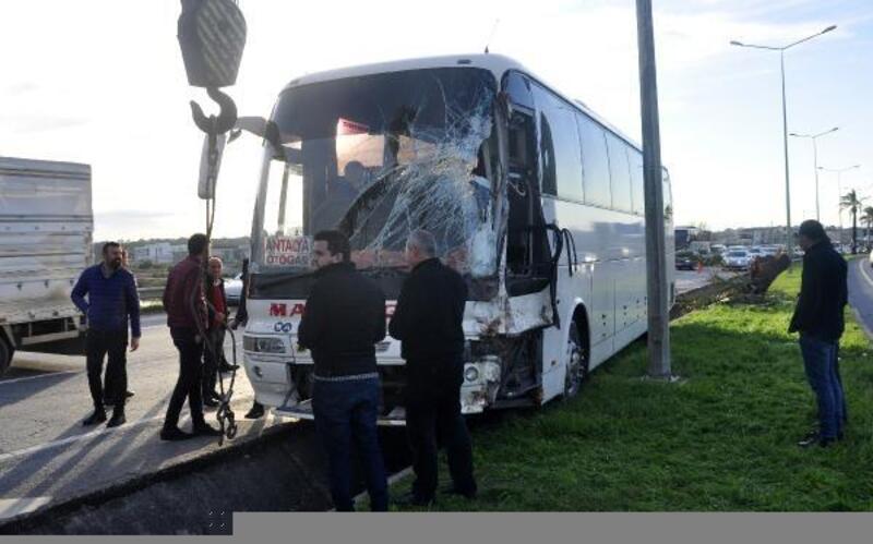 Manavgat'ta kaza ucuz atlatıldı