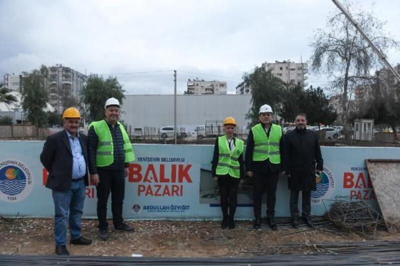 Yenişehir Belediyesi Göçmen Balık Pazarı'nın temeli atıldı