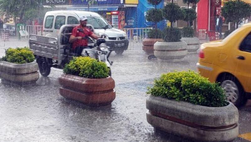 Bolu'da yağmur etkili oldu