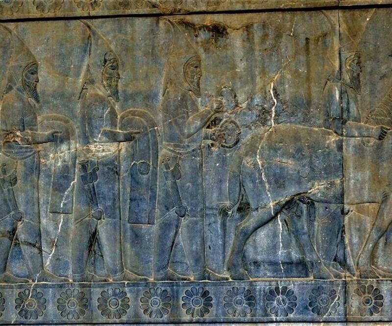 Tarihte Türklerin resmedildiği ilk figürler Persepolis'te bulundu