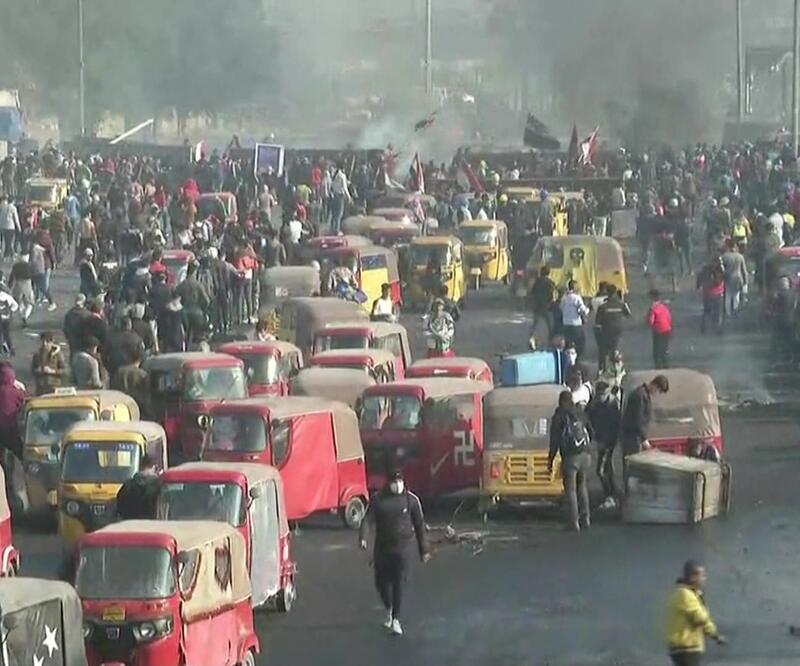 Irak'ta sokaklar alev alev!