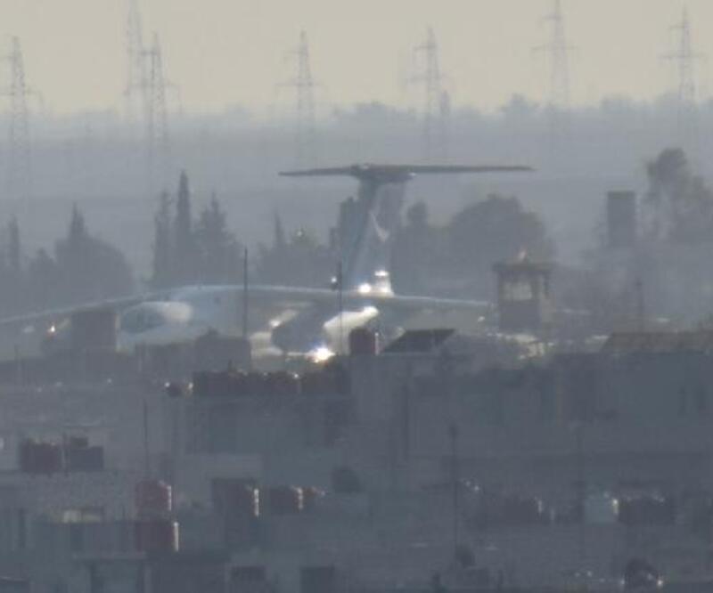 Kamışlı'daki havaalanına Esad rejimine ait kargo uçağı indi