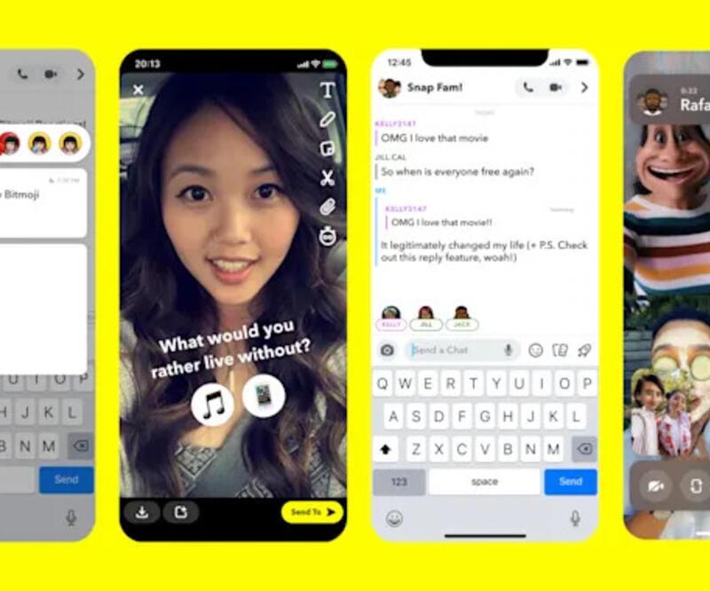 Snapchat yeni yılı bir dizi yeni özellikle karşılıyor