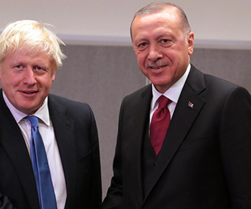 Son dakika: Erdoğan, İngiltere Başbakanı Johnson ile görüştü
