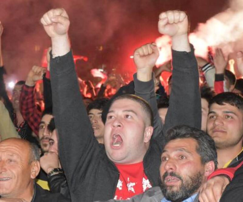 Sivas'ta Türkiye Kupası coşkusu