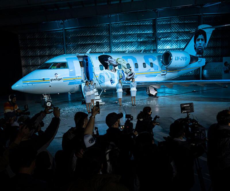 "Maradona Uçağı"nın tanıtımı yapıldı