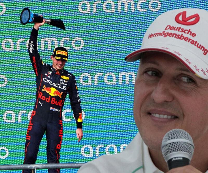 Vettel kıramamıştı! Schumacher'in rekoru Verstappen'e geçiyor