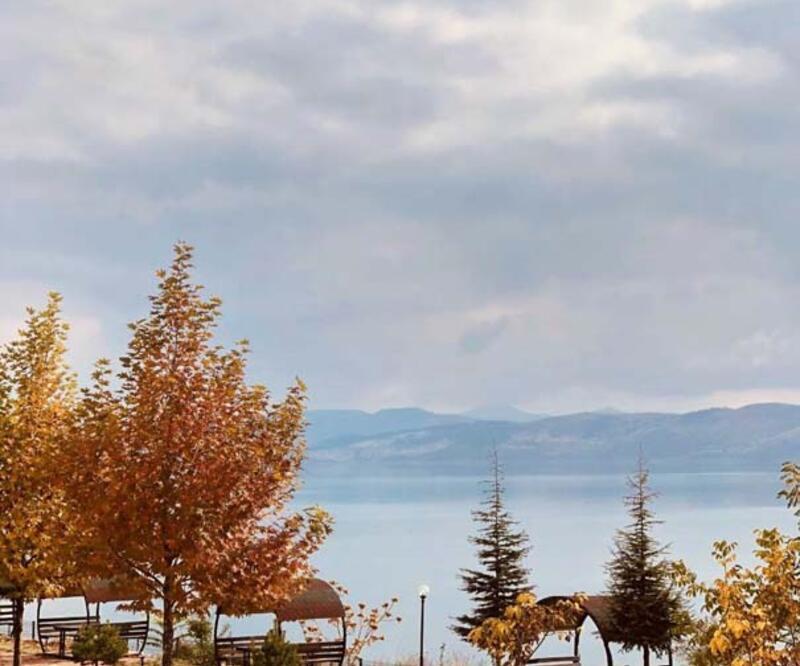 Doğunun gizli denizi Hazar Gölü'nde sonbahar güzelliği