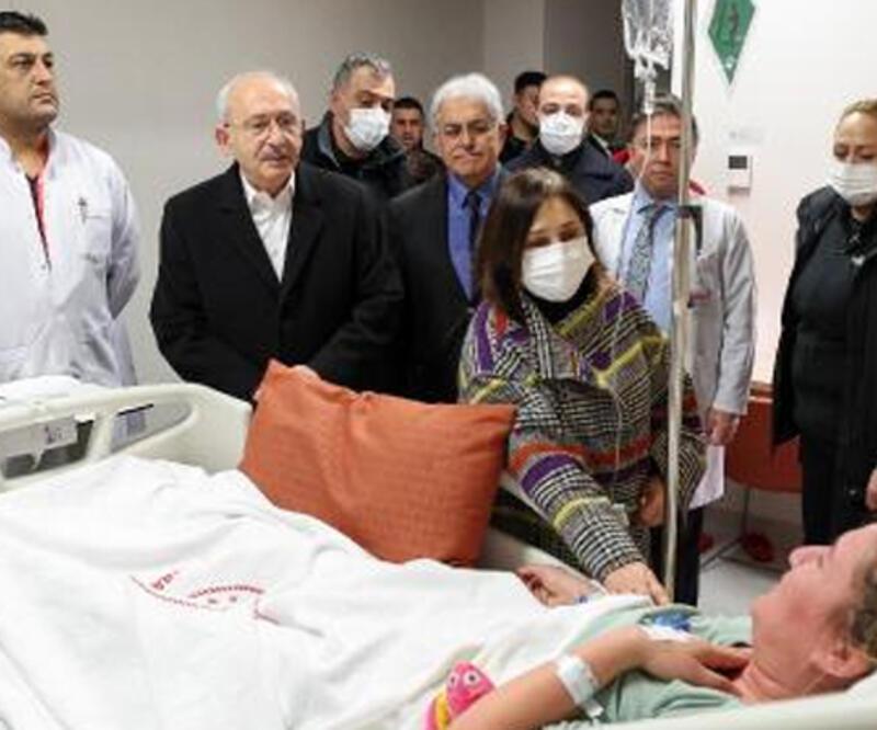 Kılıçdaroğlu çifti, Ankara'da depremzedeleri ziyaret etti
